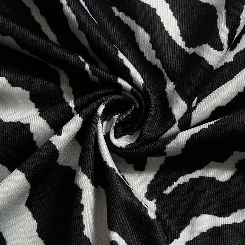 Baddie Zebra Backless Crop Top - Image 4