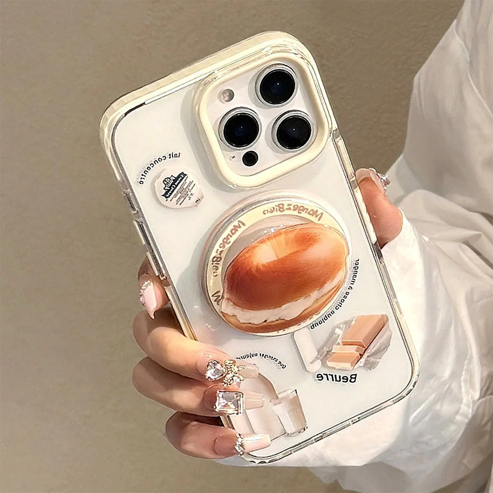 Bagel Aesthetic iPhone Case - Image 3