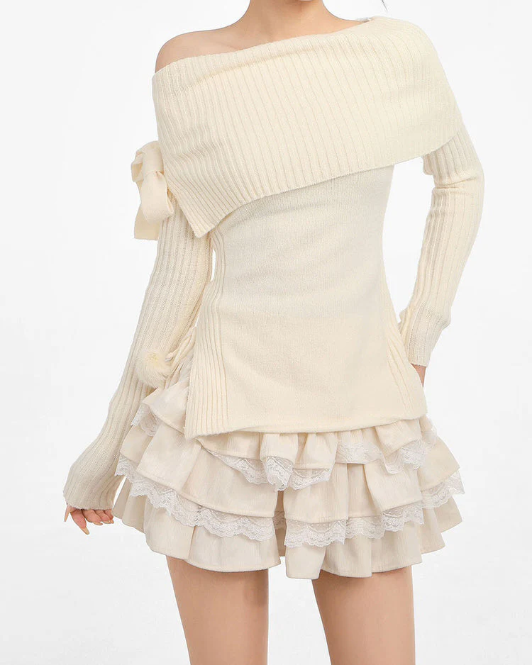 Ballerina Core Ruffled Lace Skirt - Image 2