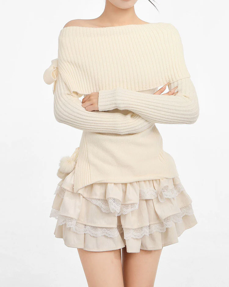 Ballerina Core Ruffled Lace Skirt - Image 3
