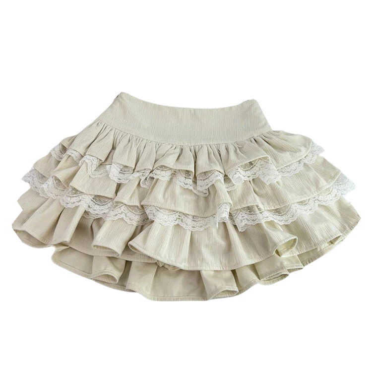 Ballerina Core Ruffled Lace Skirt - Image 6