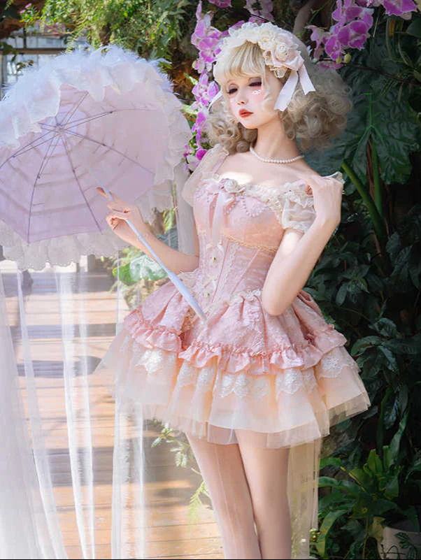 Ballet Bow Lace Lolita Dress - Image 3
