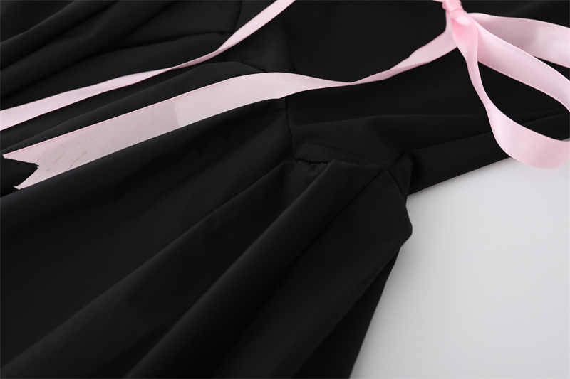 Ballet Drawstring Dark Coquette Dress - Image 4