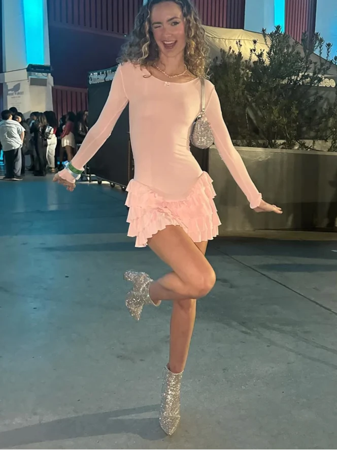 Ballet Girl Ruffled Multi-layer Dress - Image 12
