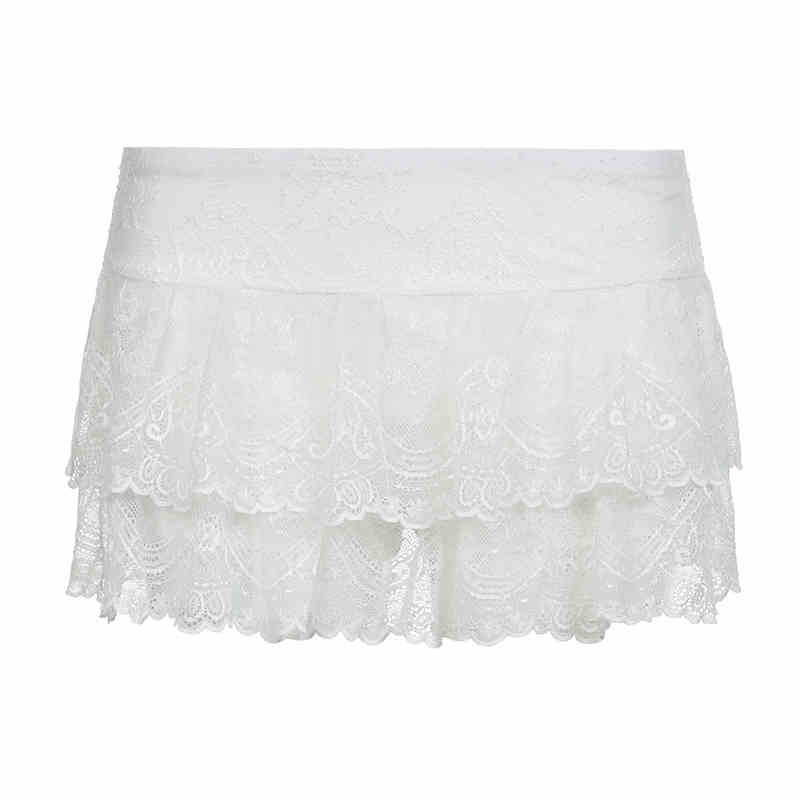 Ballet Lace Cake Dark Coquette Skirt - Image 6