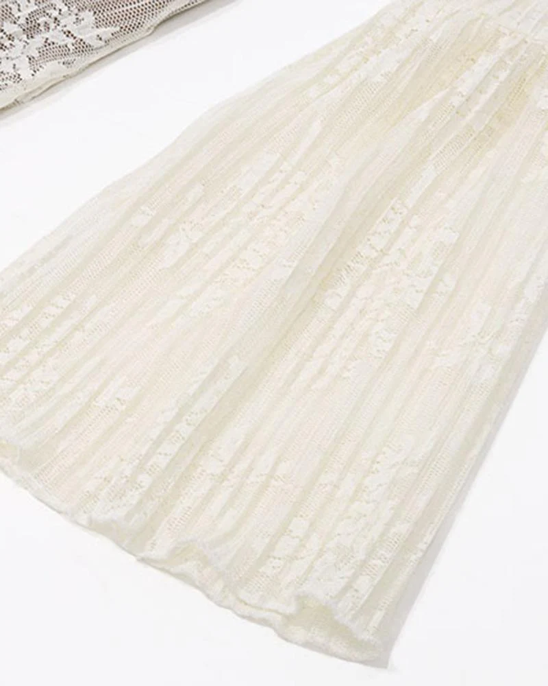 Ballet Lace Embroidery Corset Mini Coquette Dress - Image 4