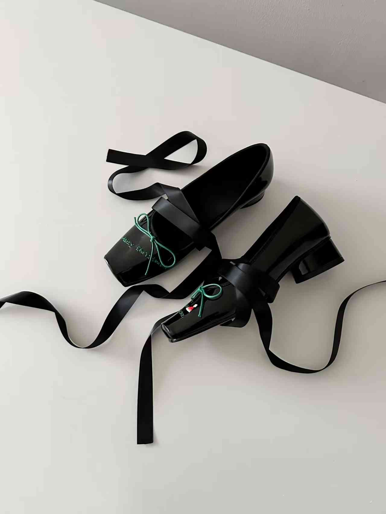 Ballet Leather Coquette Shoes - Image 3