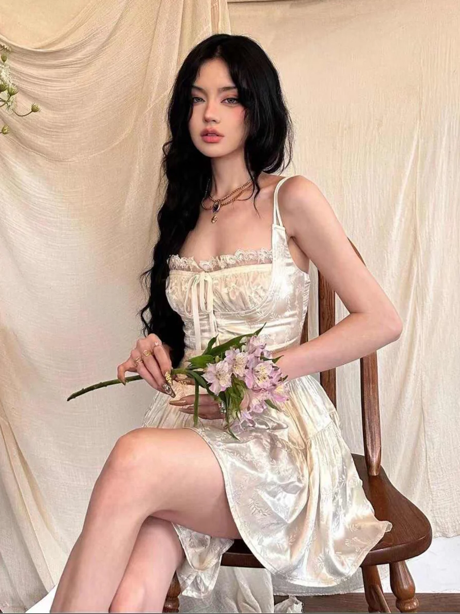 Ballet Pure Lace Suspender Dress - Image 2
