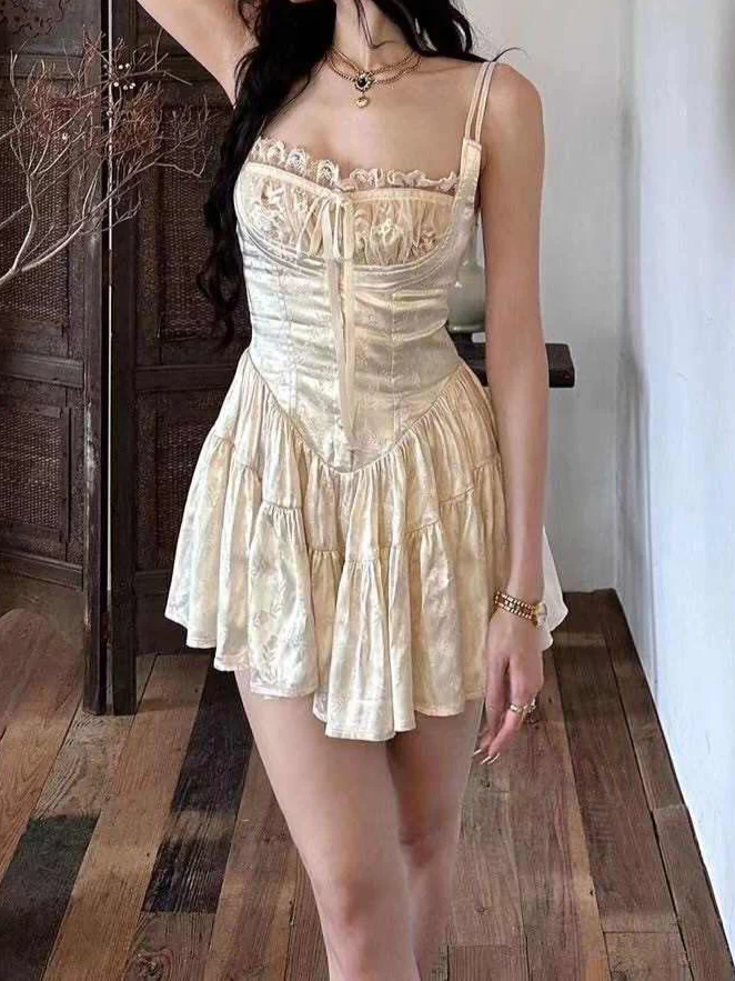 Ballet Pure Lace Suspender Dress - Image 3