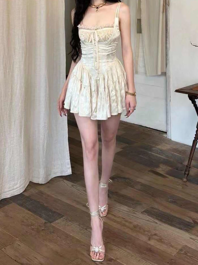 Ballet Pure Lace Suspender Dress - Image 4