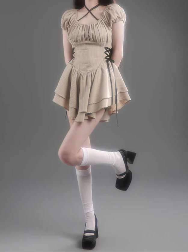 Ballet Ribbon Bow Dress - Image 2