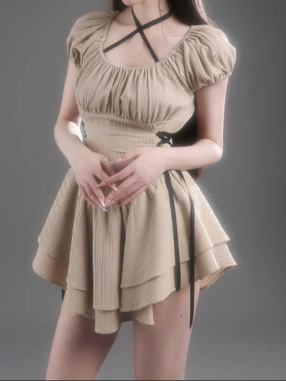 Ballet Ribbon Bow Dress - Image 5