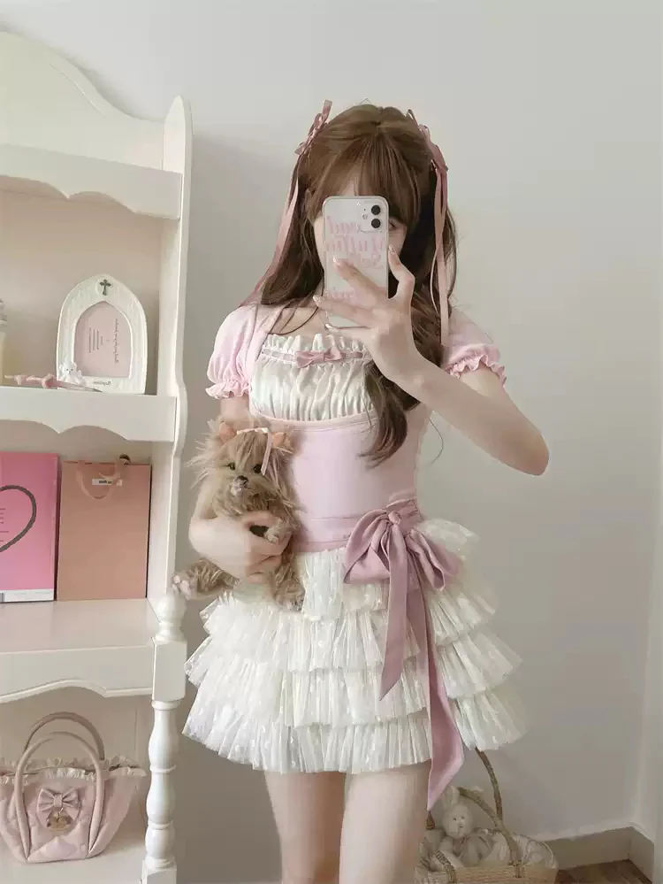 Ballet Straps T-shirt + Layered Cake Skirt - Image 3