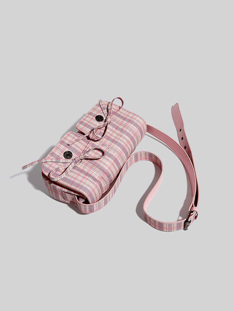 Ballet Style Bow Crossbody Bag - Image 2