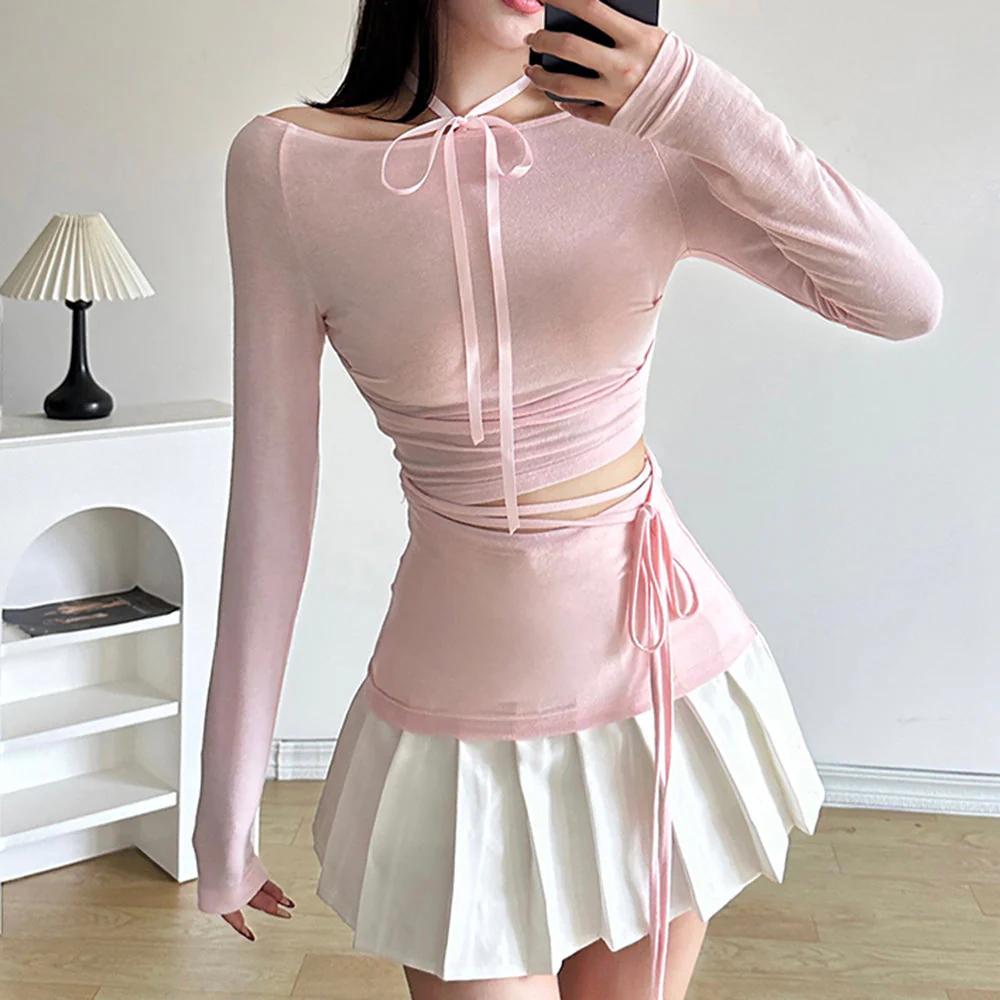 Balletcore Aesthetic Long Sleeve Top - Image 2