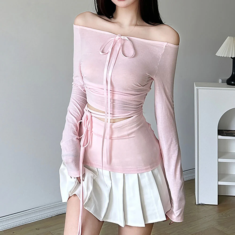 Balletcore Aesthetic Long Sleeve Top - Image 3