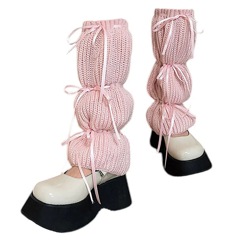 Balletcore Bows Leg Warmers - Image 12
