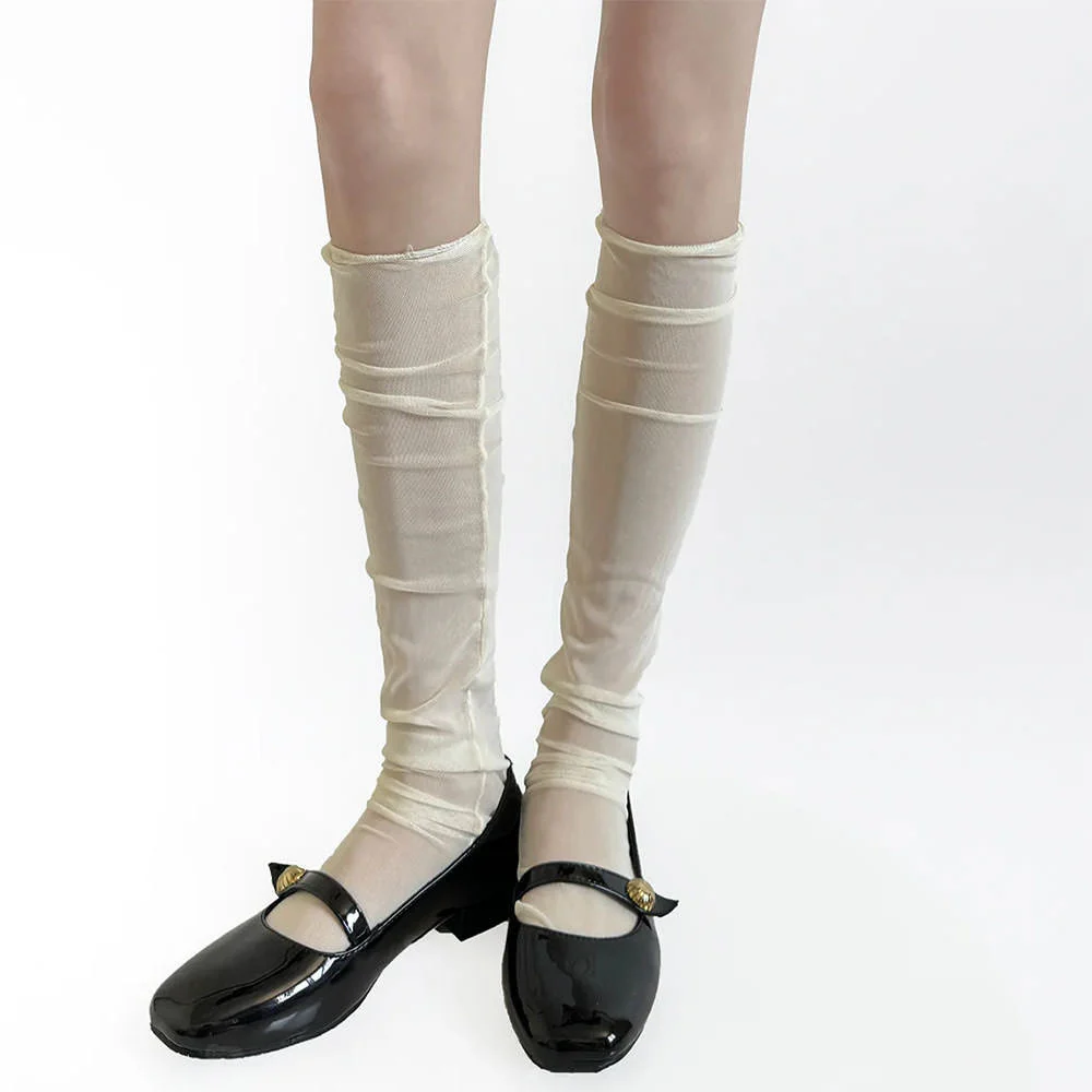 Balletcore Mesh Knee Socks - Image 12