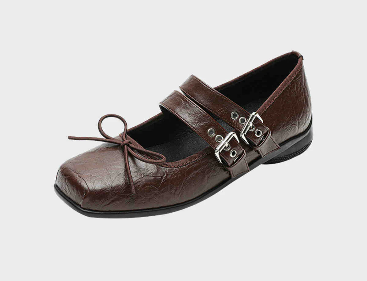 Balletcore Silver Mary Jane Shoes - Image 5