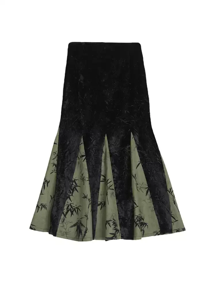 Bamboo Leaf Fishtail Skirt - Image 5
