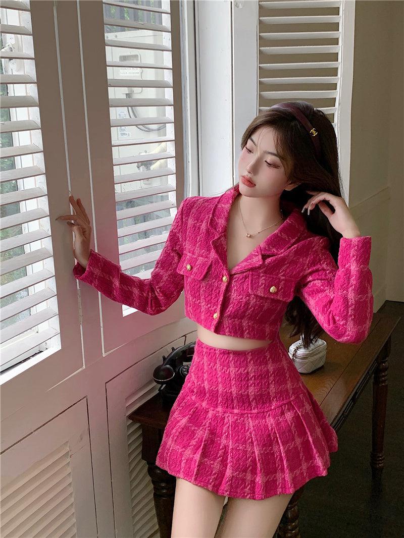 Barbie Crop Jacket & Mini Skirt Two Piece Set - Image 5