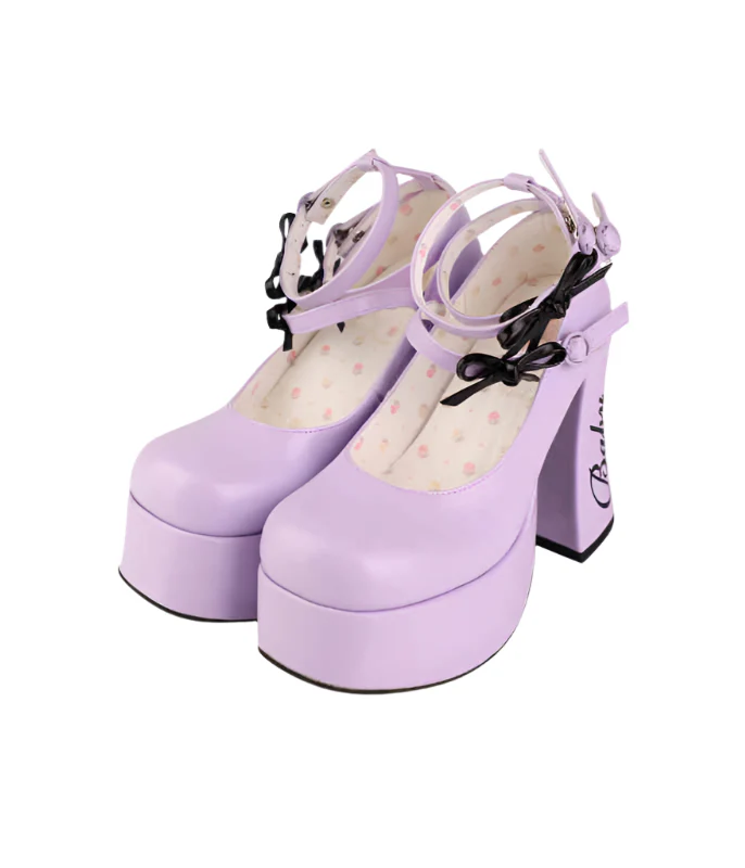 Barbie Diary Bows Coquette Platform High-heeled Shoes - Image 16