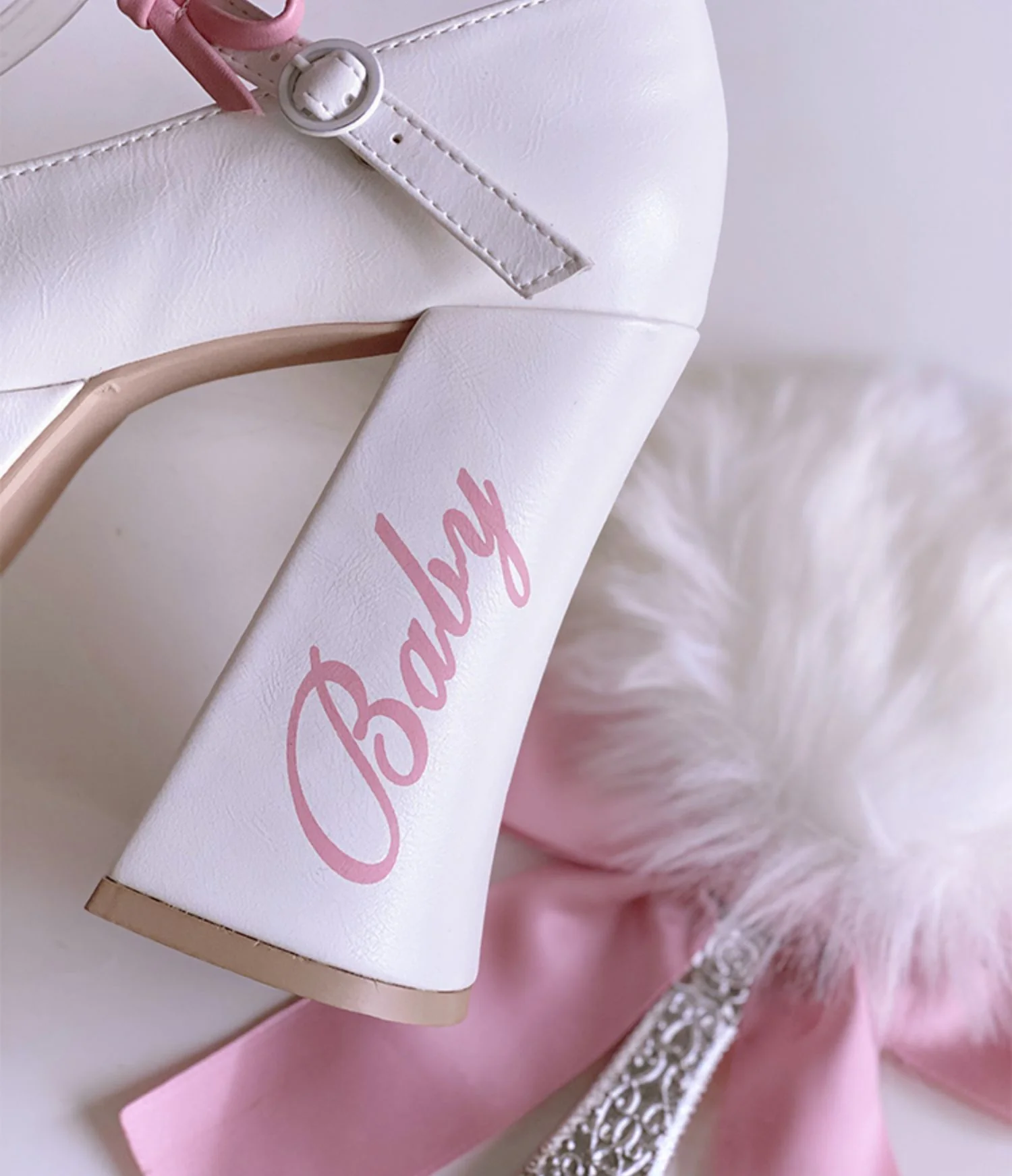 Barbie Diary Bows Coquette Platform High-heeled Shoes - Image 3