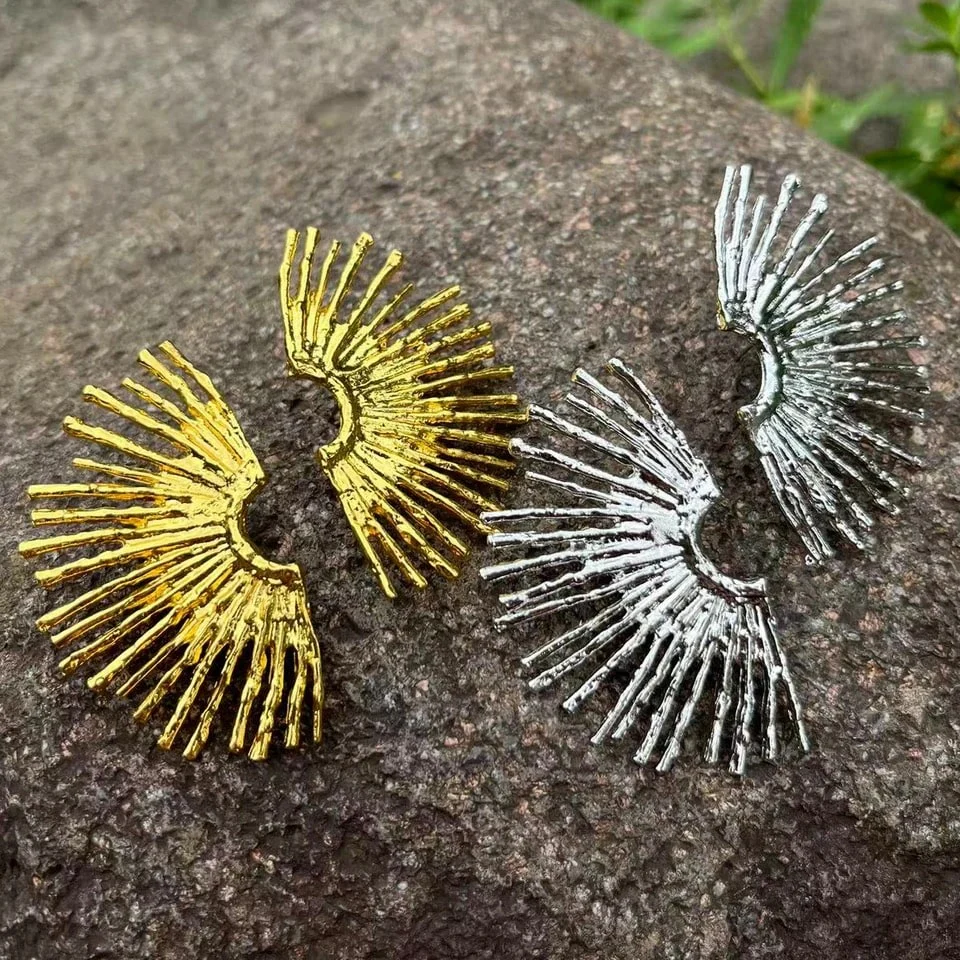 Baroque Gold Earrings - Image 4