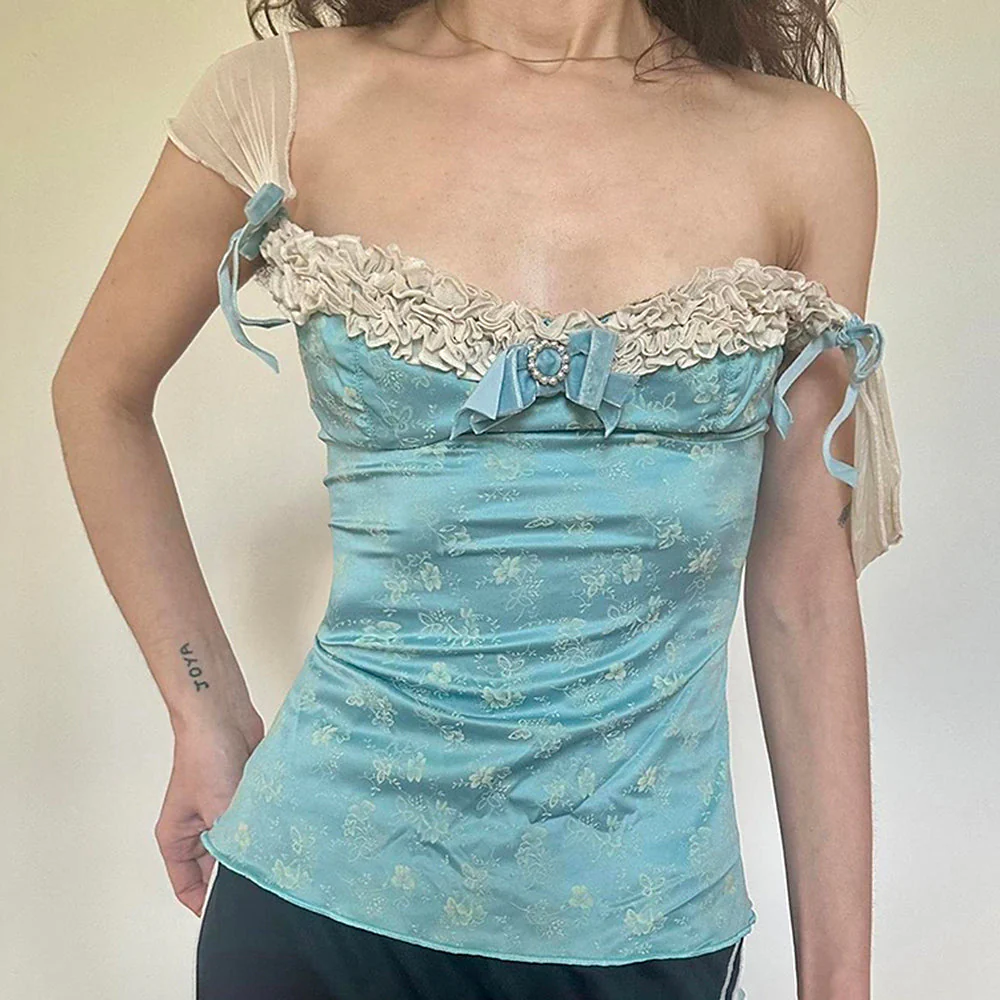 Baroque Style Satin Bustier Top - Image 2