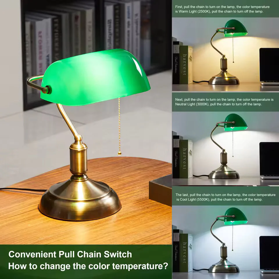 Bauhaus Green Table Lamp - Image 4
