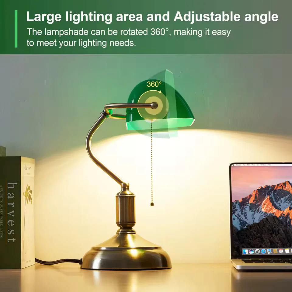 Bauhaus Green Table Lamp - Image 5