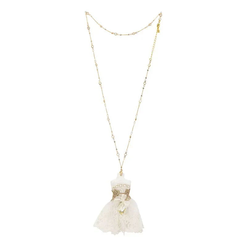 Chinese Pastel Top + Apron + Bow + Necklace + Brooch + Hair Accessories - Image 23