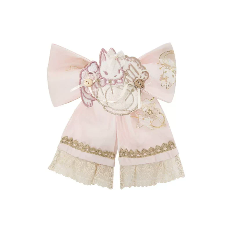 Chinese Pastel Top + Apron + Bow + Necklace + Brooch + Hair Accessories - Image 26