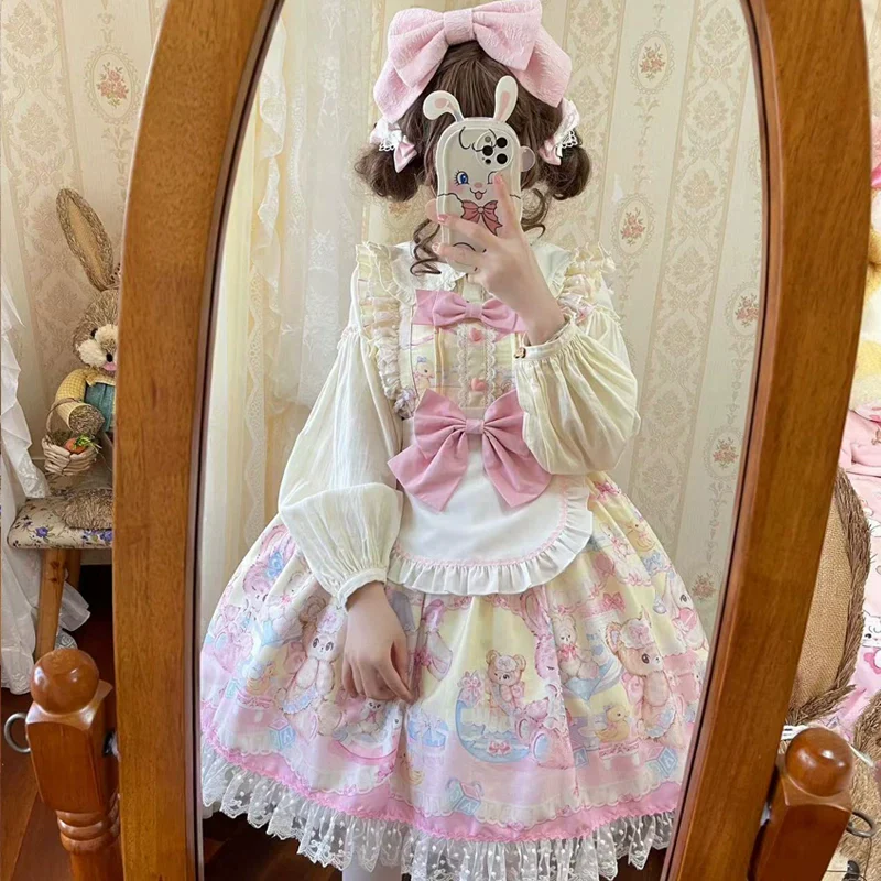 Sweet Lolita Jumper Dress Cute JSK - Image 3