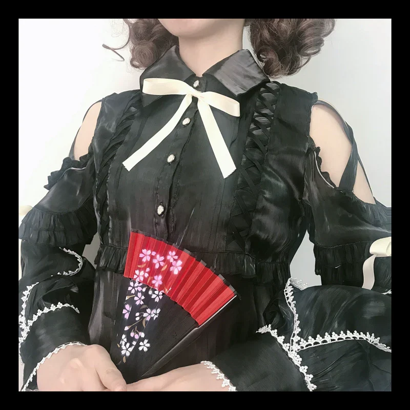 Lolita Blouse Yuelong Poem Long Sleeve Inner Shirt - Image 2
