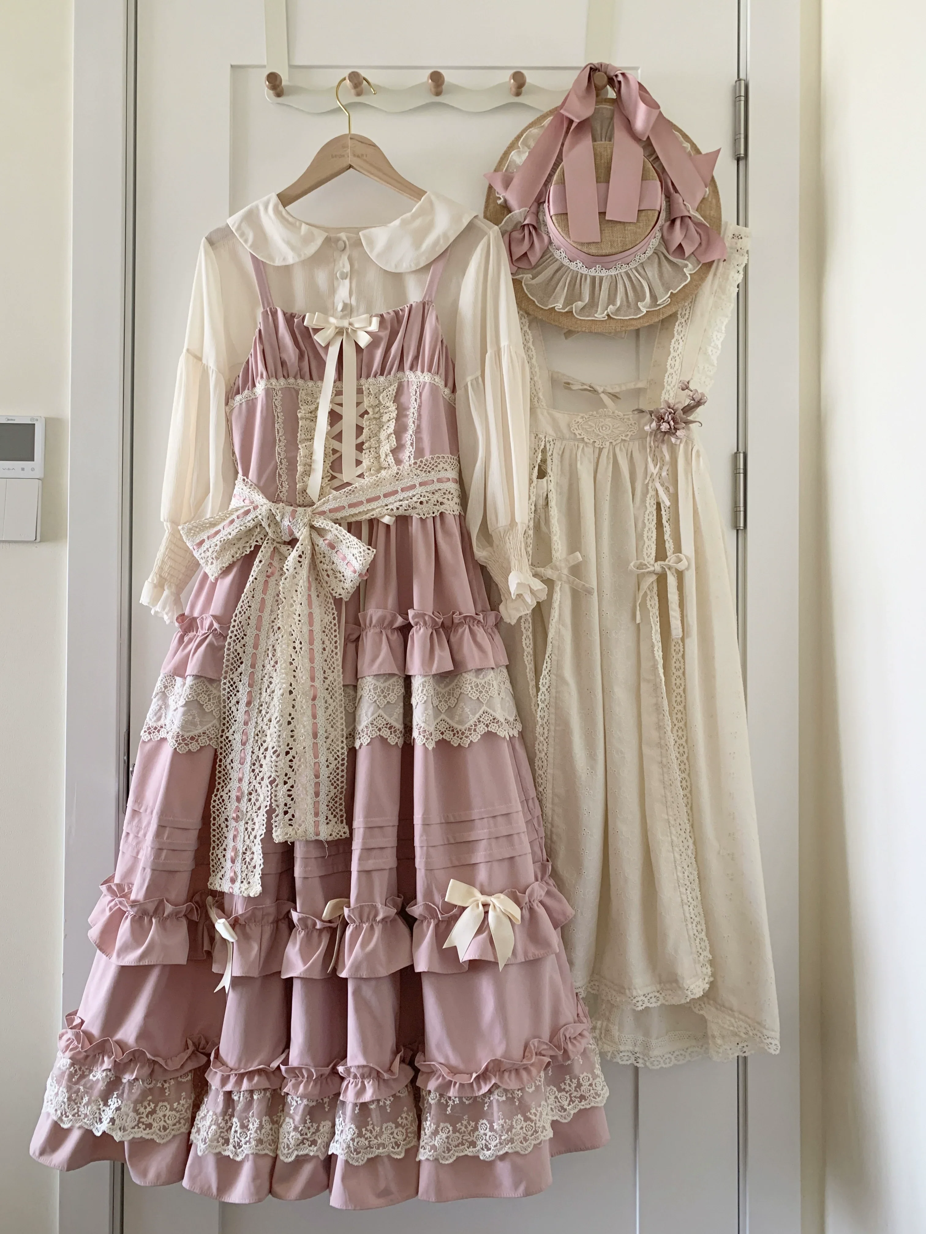 Elegant Lolita Ruffled Hem JSK Dress Multicolors - Image 20
