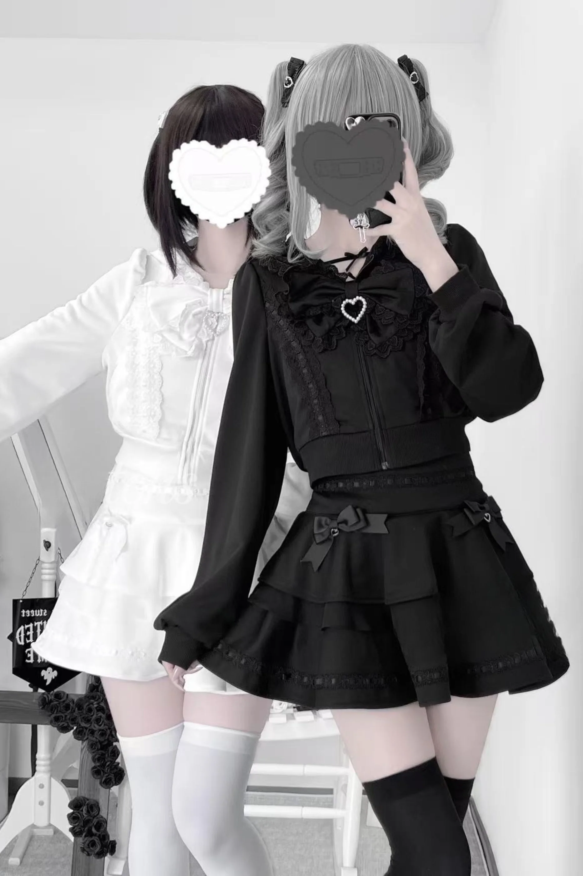 Black and White Sportswear Skirt - Image 6