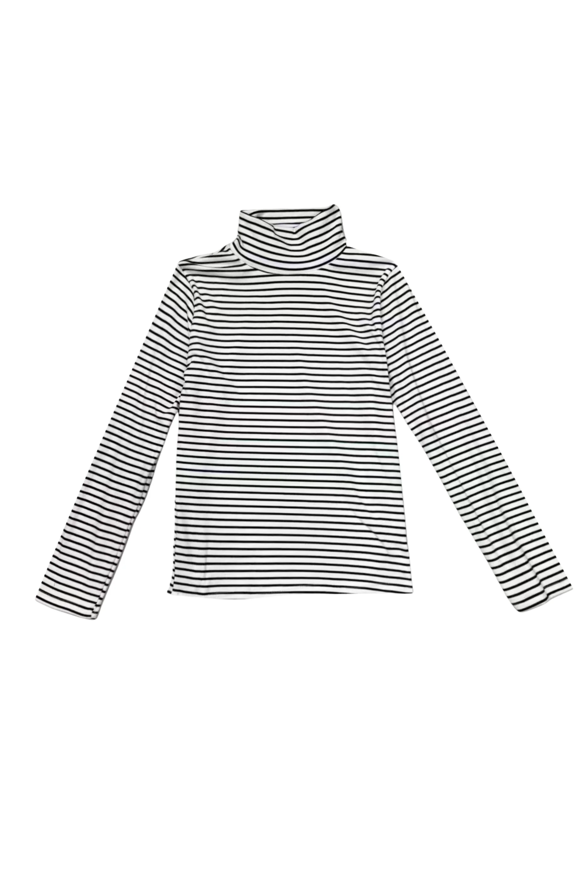 Striped High Neck Rim Top - Image 9