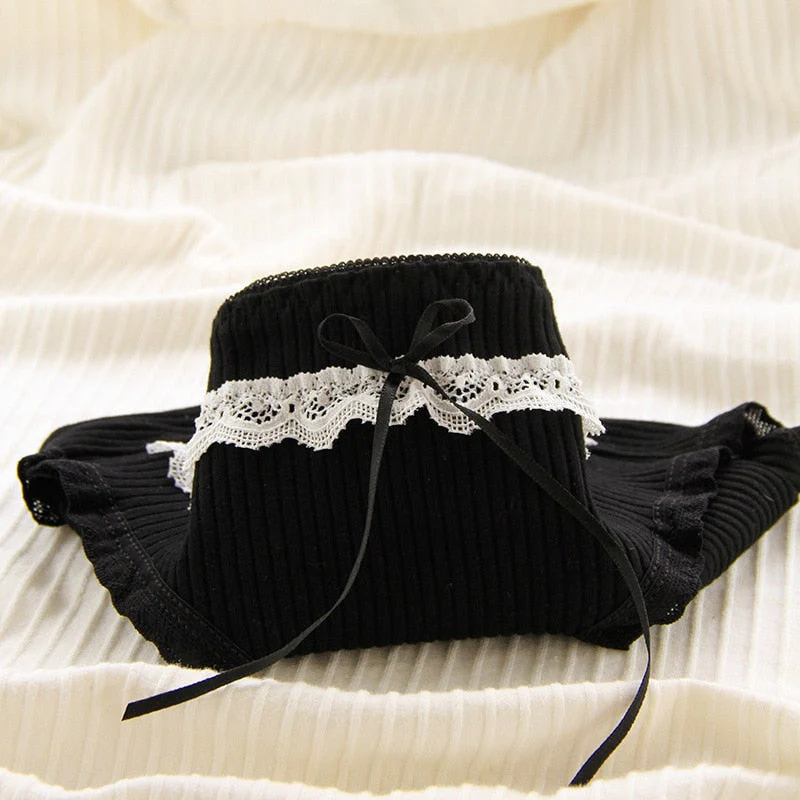 Black Cotton Plaid Undies - Image 3