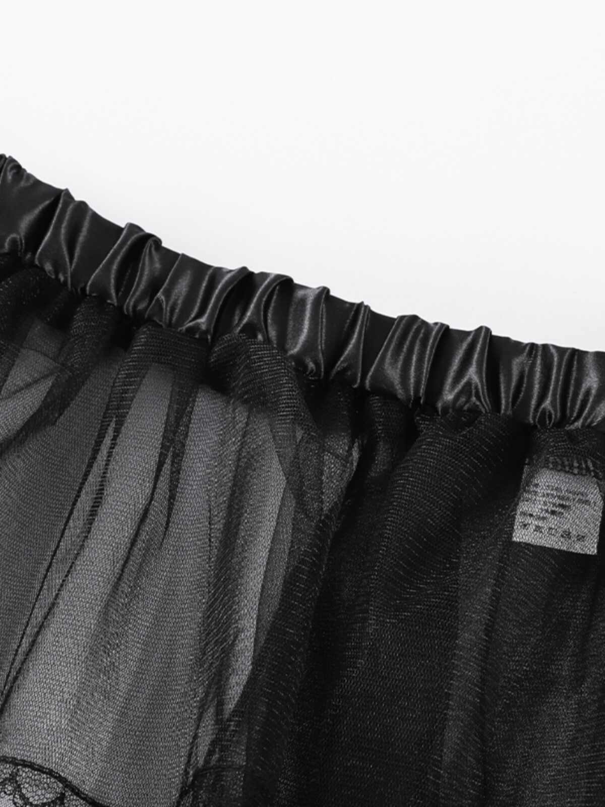 Black Embroidered Butterfly Lingerie - Image 3