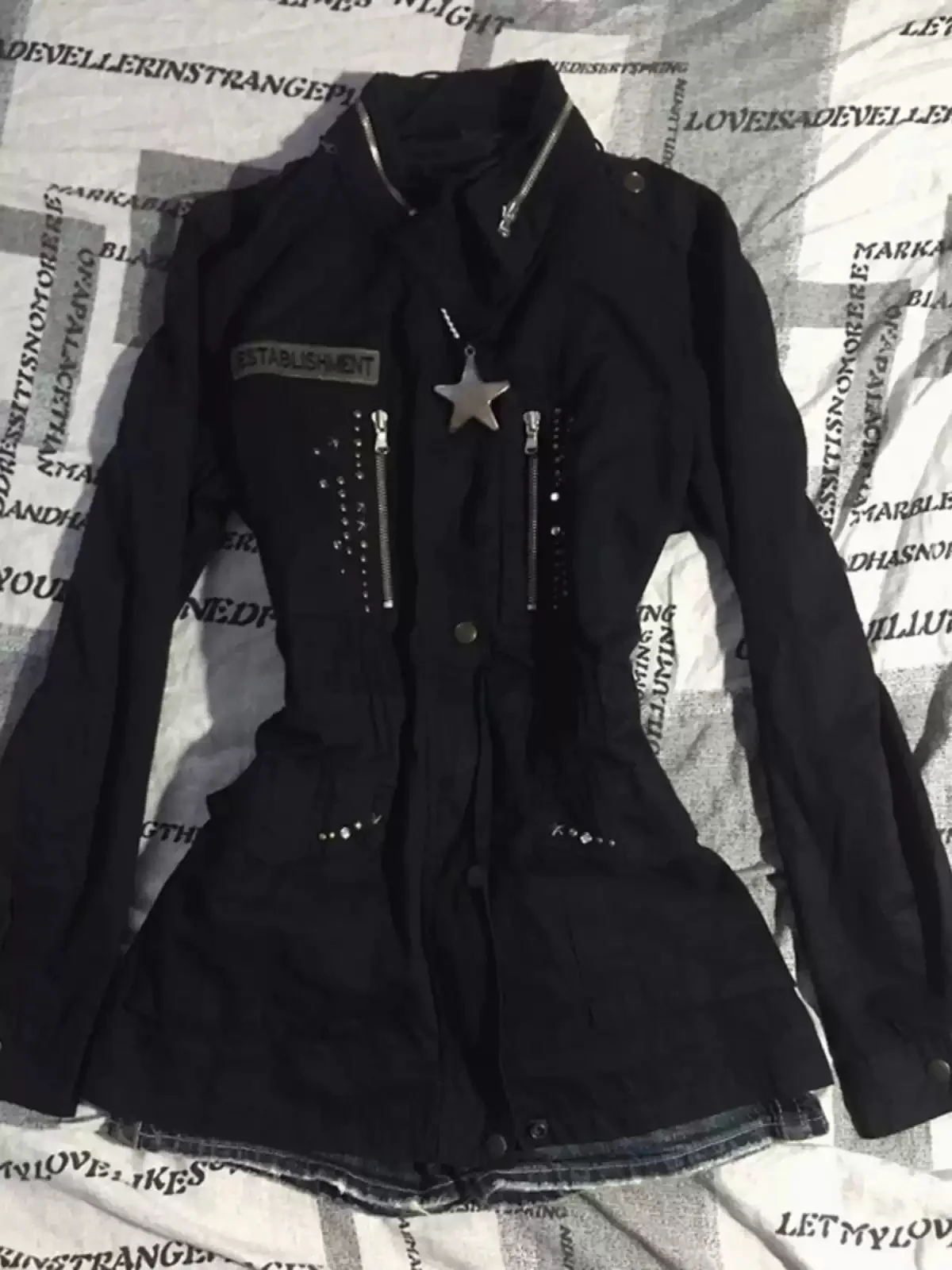 Black retro jacket
