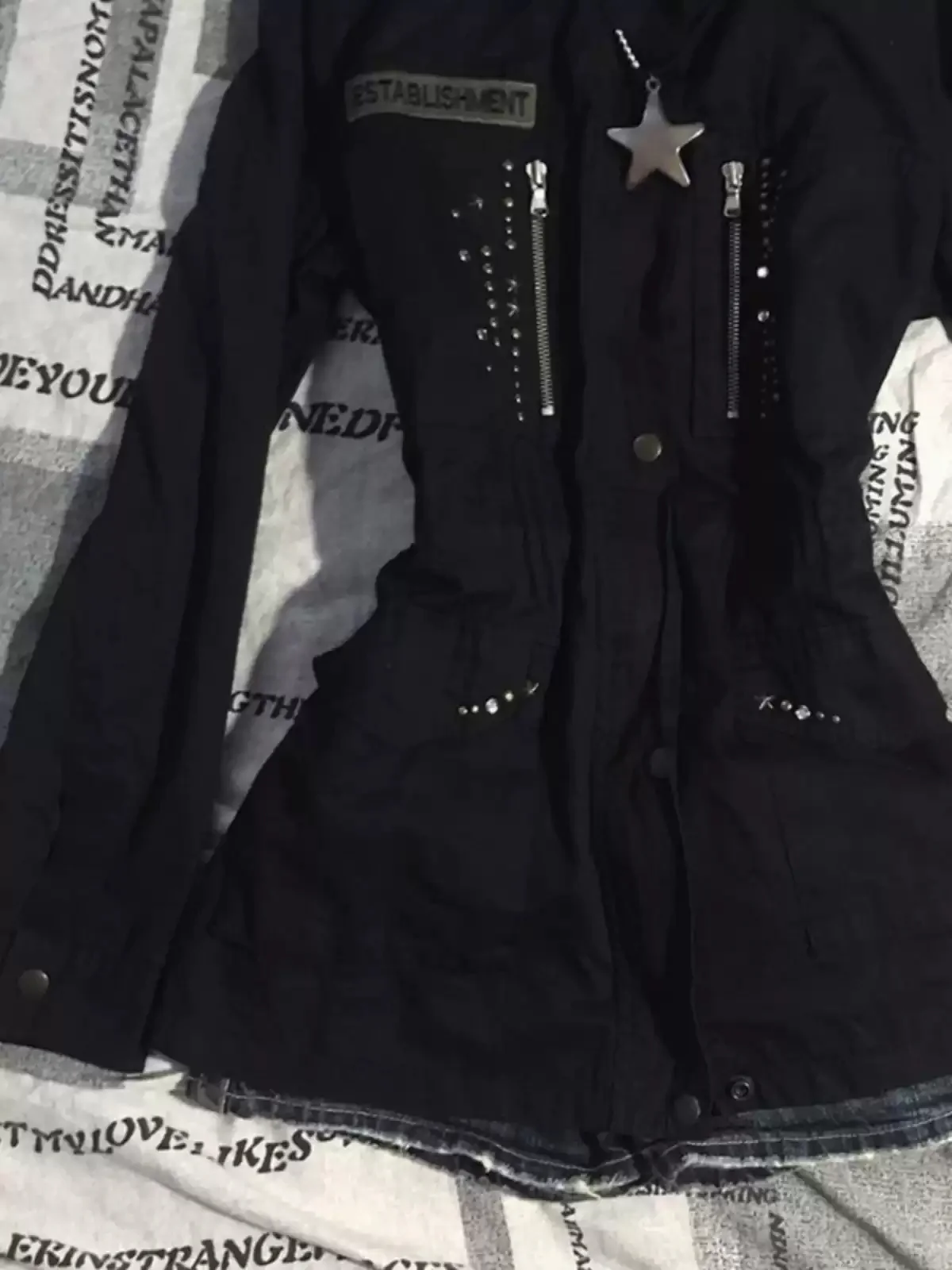 Black retro jacket - Image 2