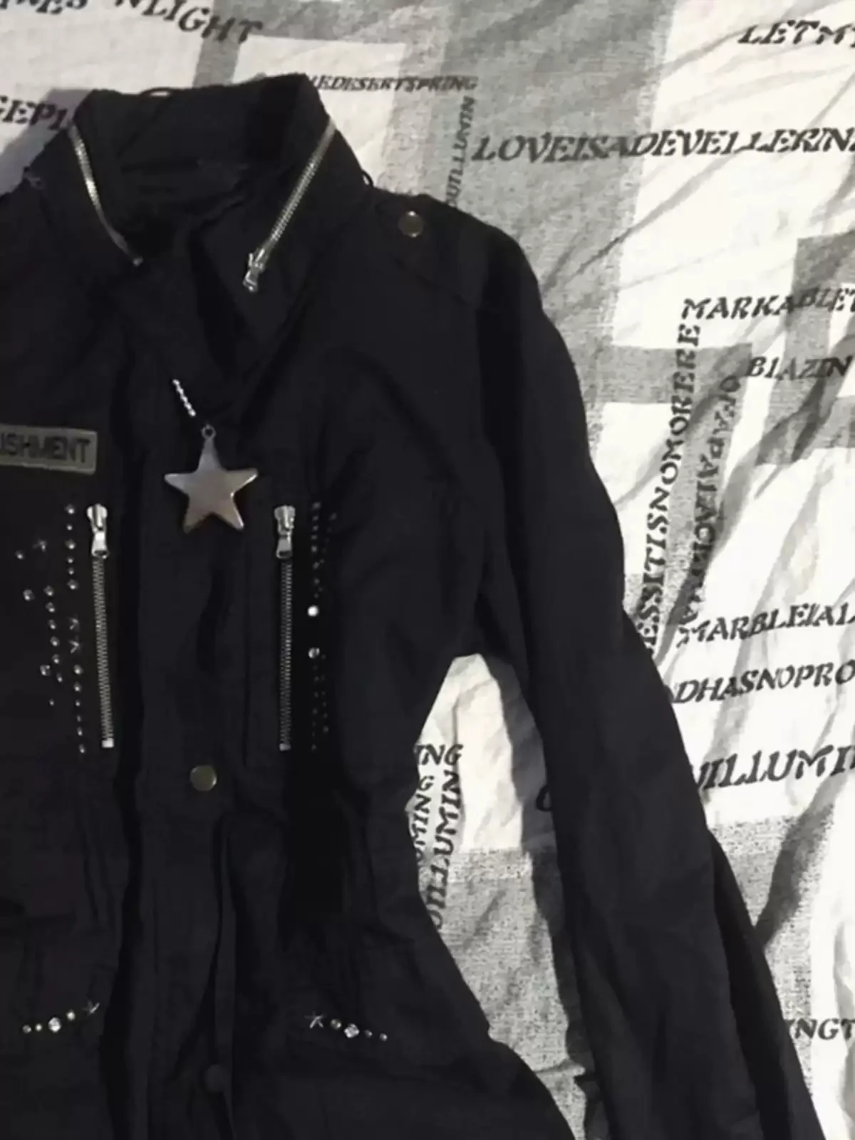 Black retro jacket - Image 3