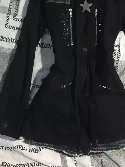 Black retro jacket - Image 4