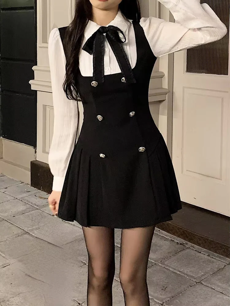 Black Scholarly Dress Set - Image 11