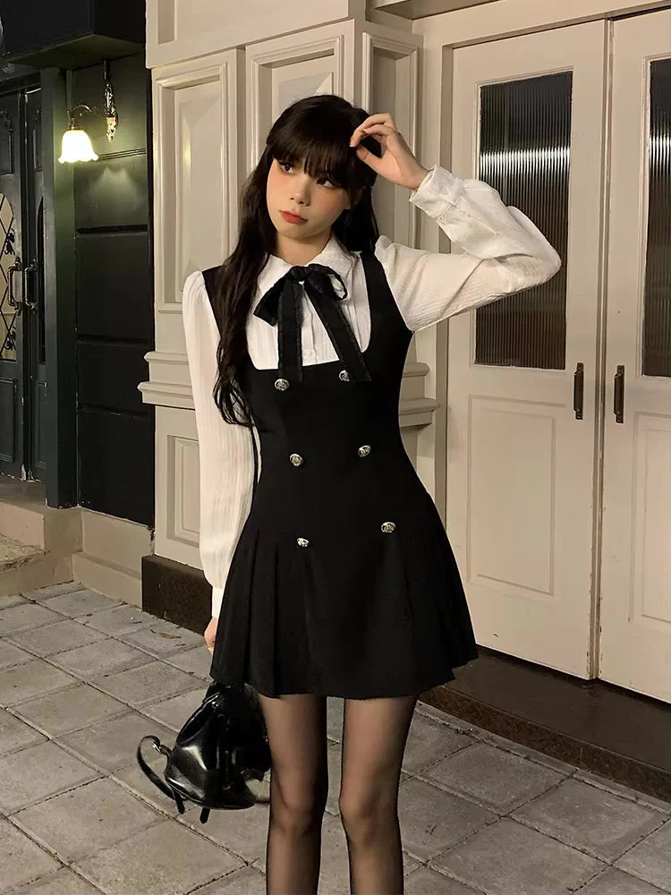 Black Scholarly Dress Set - Image 6