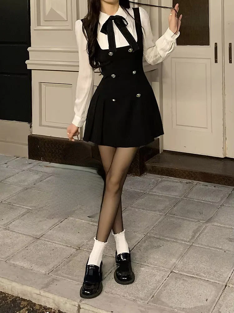 Black Scholarly Dress Set - Image 8