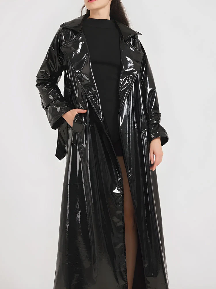 Black Trench Coat - Image 4