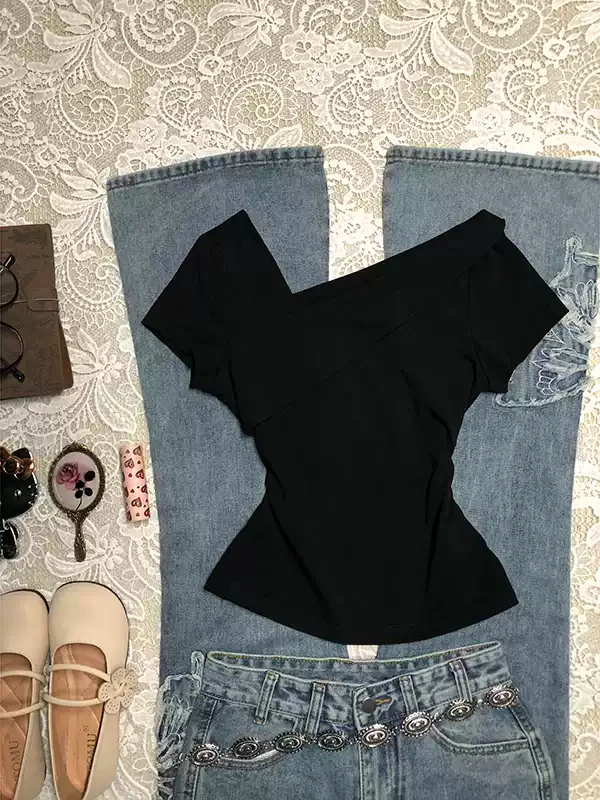 black vintage T-shirt - Image 3