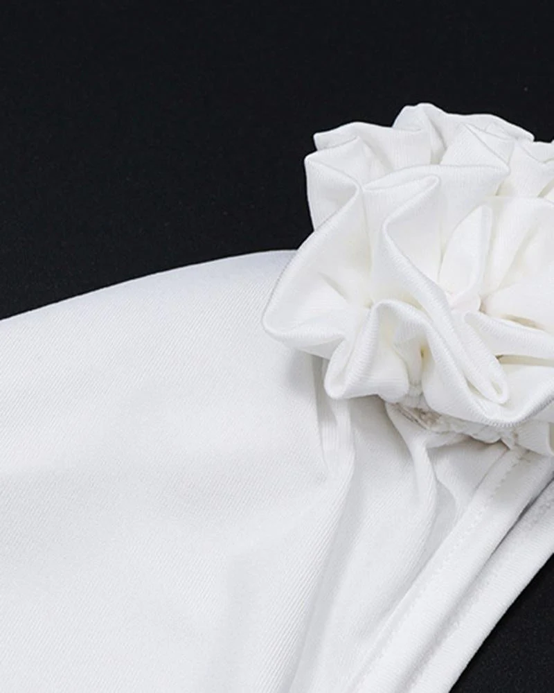 Blooming Asymmetrical Cami Coquette Top - Image 3
